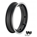 Llanta Vespa Tubeless  SIP Negra Filo Gris MATE  2.50 - 10