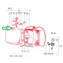 Pulsador  Puerta Guantera Vespa PKS