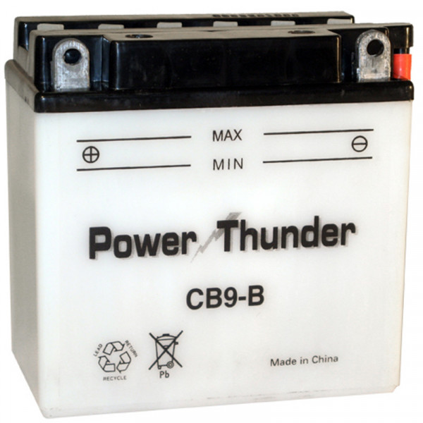 Batería Vespa PX, Iris, TX, T5 y Cosa -POWER THUNDER CB9-B -