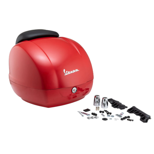 Baúl - Maleta Vespa GTS Super (2023-)125-300ccm CM273376 rojo, Dragón 894