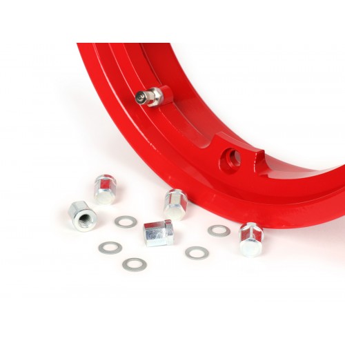 Llanta Vespa Tubeless  -Roja-