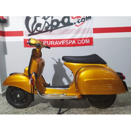 Asiento  Vespa DN, IRIS, PX, Sprint, GS y 160 -Cafe Racer Negro-