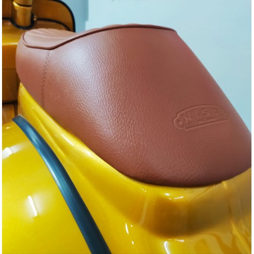 Asiento Vespa DN, IRIS, PX, Sprint, GS y 160 -Café Racer Marrón-