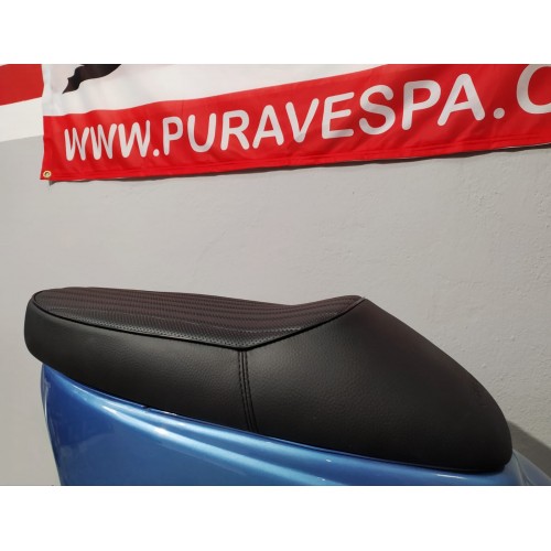 Asiento Vespa Primavera, Super, SL -Café Racer Negro-