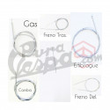 Kit Cables y Fundas Transmisión Vespa125 cc 1960-1964