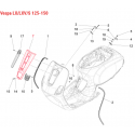 Frontal para Vespa LX/​LXV 50-150ccm